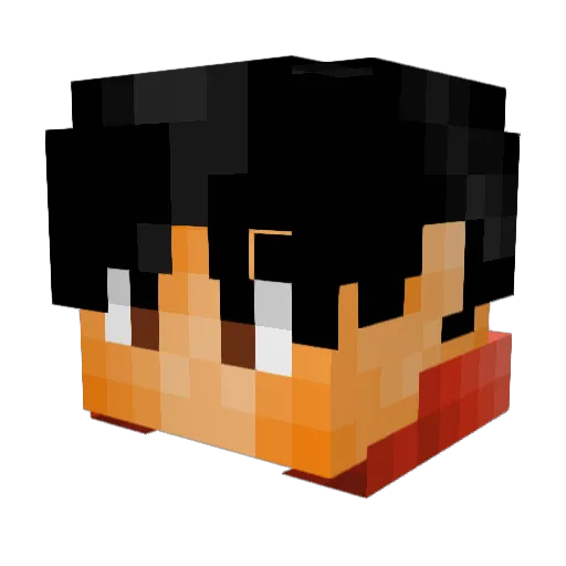 M0D3US Minecraft avatar head, 3D render