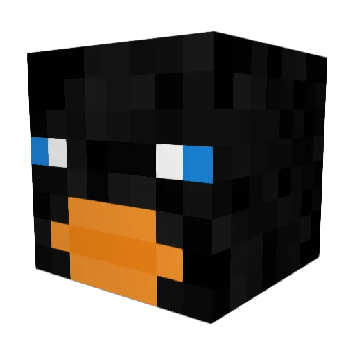 M0E_1 Minecraft avatar head, 3D render