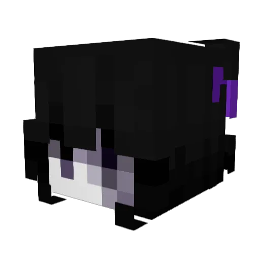 M0HA_ Minecraft avatar head, 3D render
