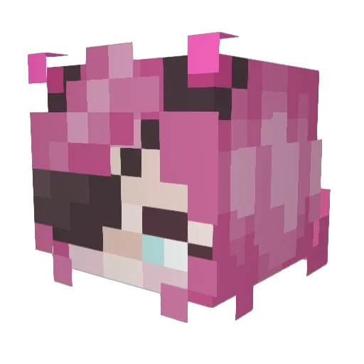 M0JACK0 Minecraft avatar head, 3D render