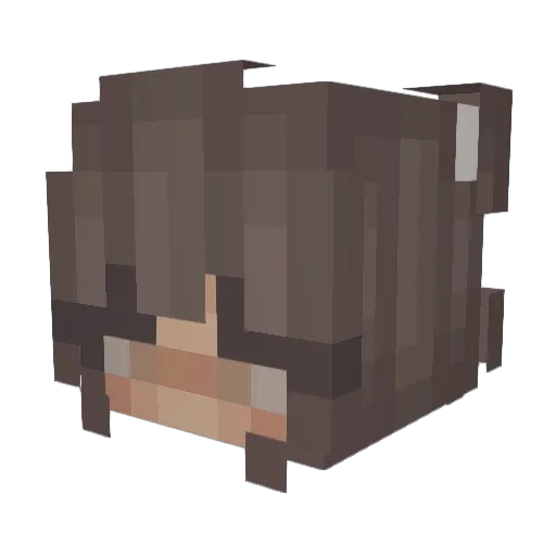 M0M0M0Y0UTH Minecraft avatar head, 3D render