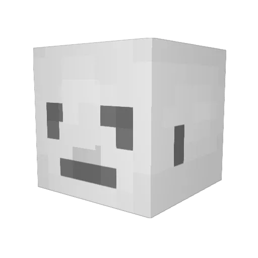 M0M0Nz Minecraft avatar head, 3D render