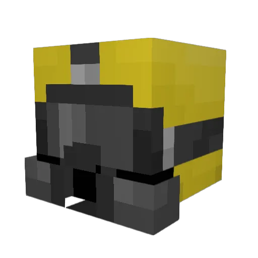 M0bias Minecraft avatar head, 3D render