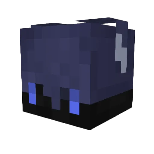 M0chi2 Minecraft avatar head, 3D render