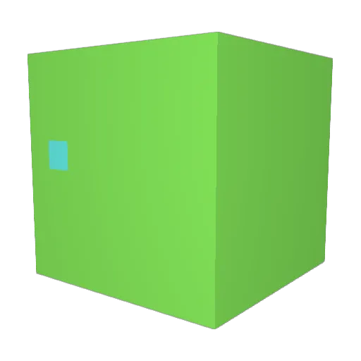 M0ldzy Minecraft avatar head, 3D render