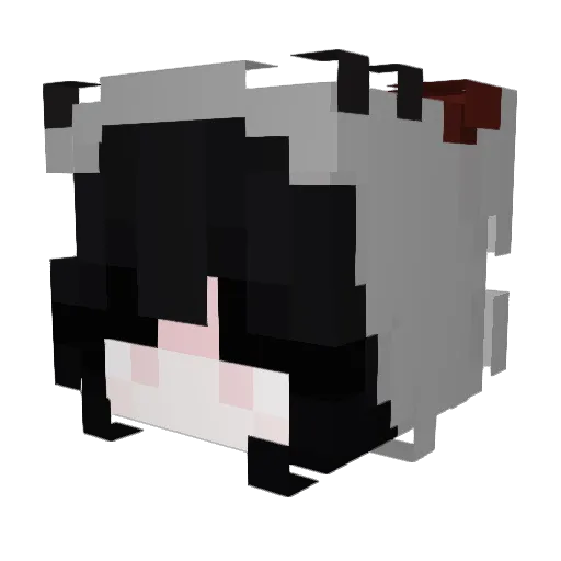 M0llyTr1p Minecraft avatar head, 3D render