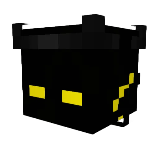 M0ngoX Minecraft avatar head, 3D render