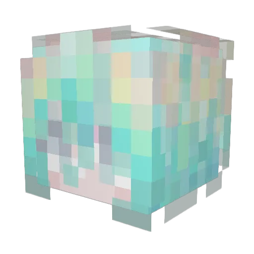 M0no_ Minecraft avatar head, 3D render