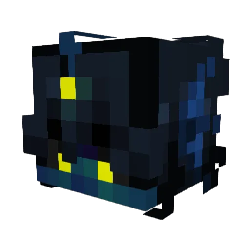 M0nolish Minecraft avatar head, 3D render