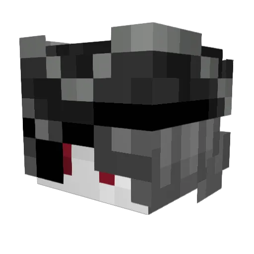 M0nronin Minecraft avatar head, 3D render