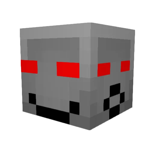 M0nsterflip Minecraft avatar head, 3D render