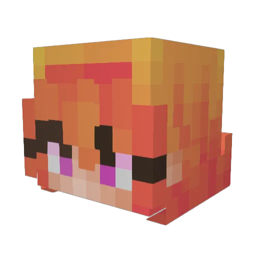 M0ntyPyth0nR0kz Minecraft avatar head, 3D render