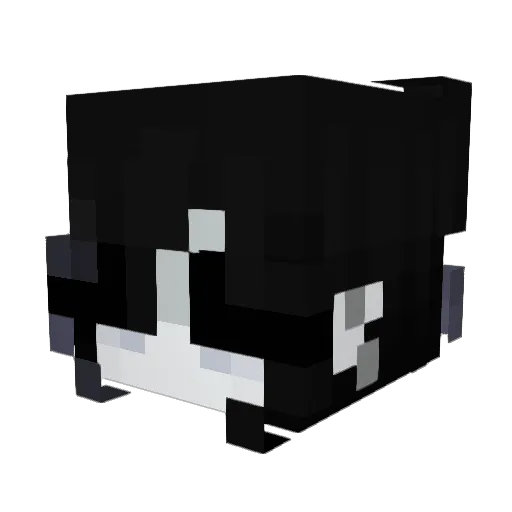 M0onShro0m Minecraft avatar head, 3D render