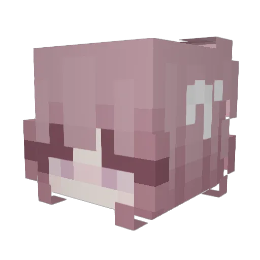 M0shii2 Minecraft avatar head, 3D render
