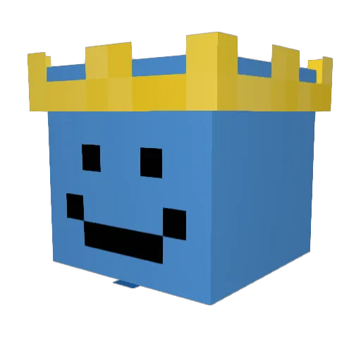 M0uldyMilk Minecraft avatar head, 3D render