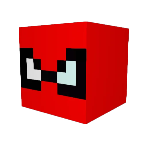 M0userman Minecraft avatar head, 3D render