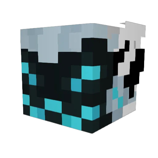 M1Dnice Minecraft avatar head, 3D render