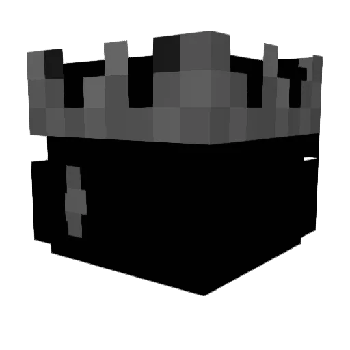 M1K0X Minecraft avatar head, 3D render