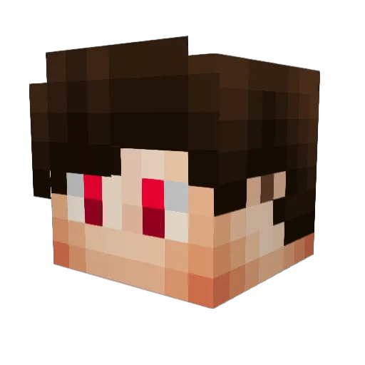 M1K33L Minecraft avatar head, 3D render