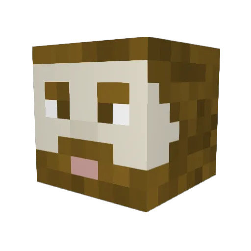 M1KeYJoNeS Minecraft avatar head, 3D render
