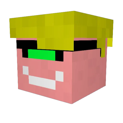 M1LL3R_B0Y Minecraft avatar head, 3D render