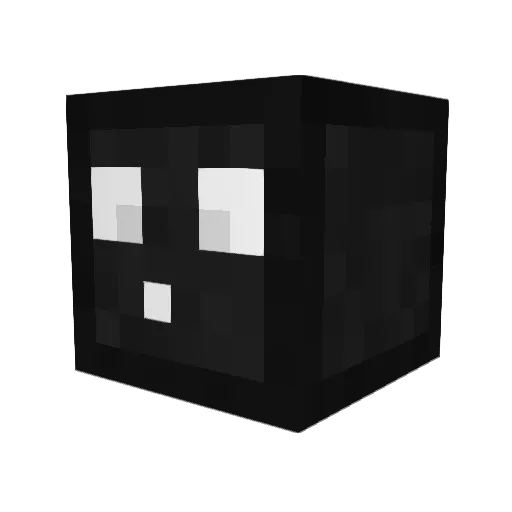 M1MEKO Minecraft avatar head, 3D render