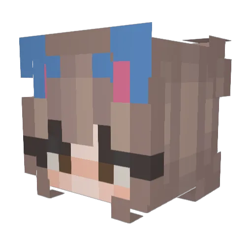 M1NECRAFT662 Minecraft avatar head, 3D render