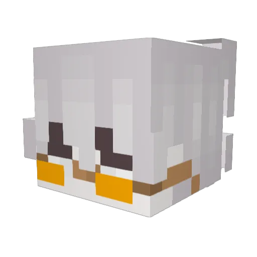 M1NTYSNAKEMAN Minecraft avatar head, 3D render