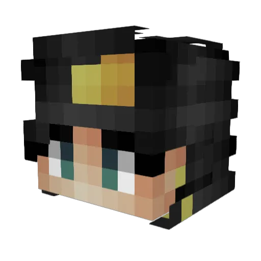 M1ROSLAV Minecraft avatar head, 3D render