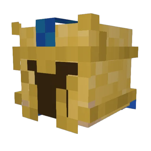 M1Rocks Minecraft avatar head, 3D render