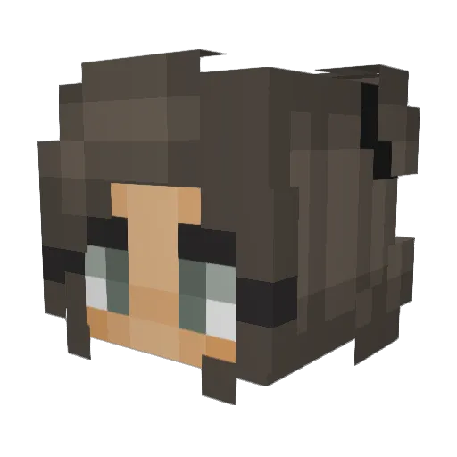 M1dNight_Toker Minecraft avatar head, 3D render