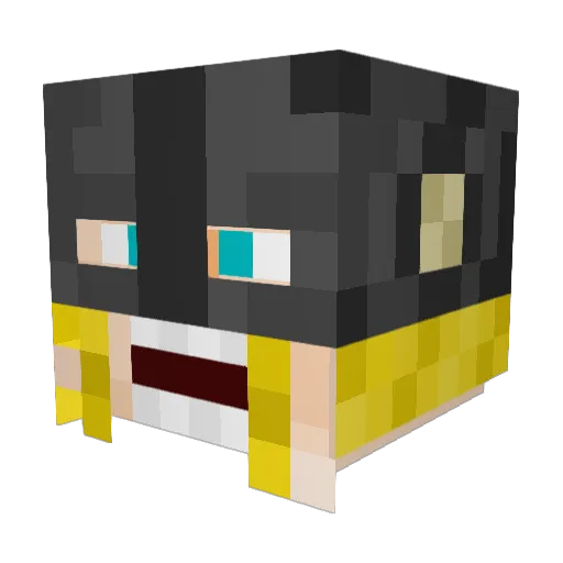M1dnightify Minecraft avatar head, 3D render