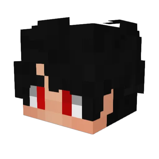 M1ecz Minecraft avatar head, 3D render