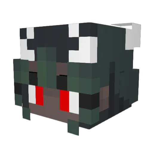 M1hitele Minecraft avatar head, 3D render