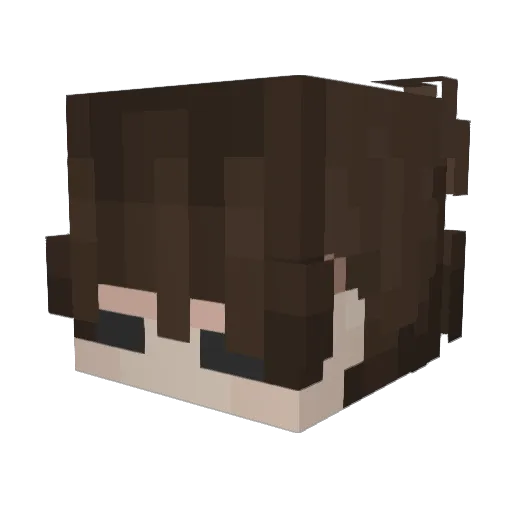 M1kecraft Minecraft avatar head, 3D render