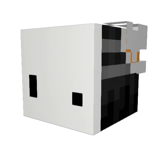 M1key3300 Minecraft avatar head, 3D render