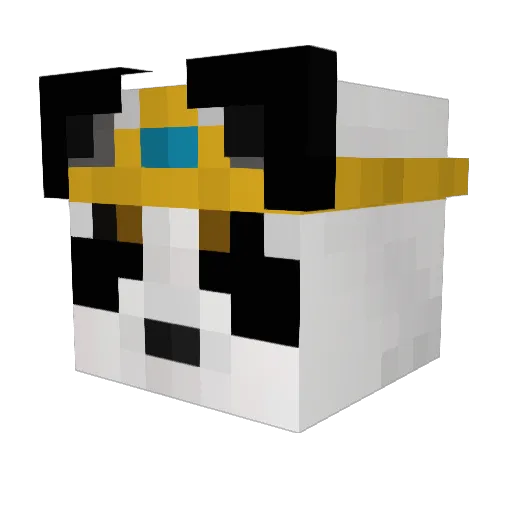 M1keyspike Minecraft avatar head, 3D render