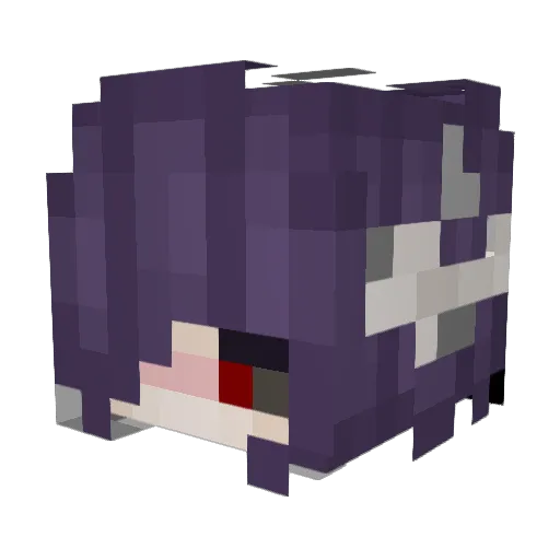 M1kkaa_ Minecraft avatar head, 3D render