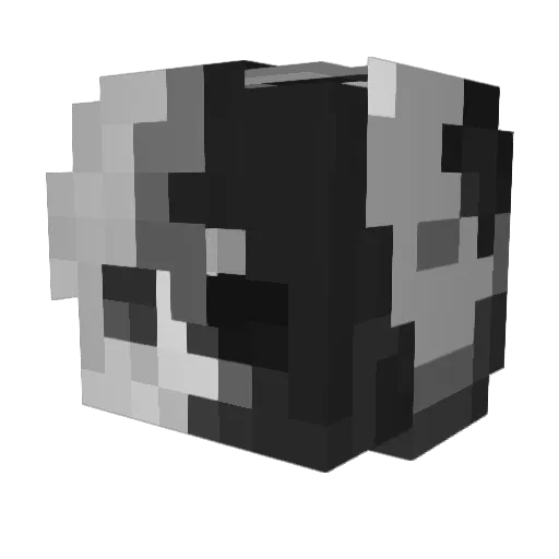 M1kn4me Minecraft avatar head, 3D render