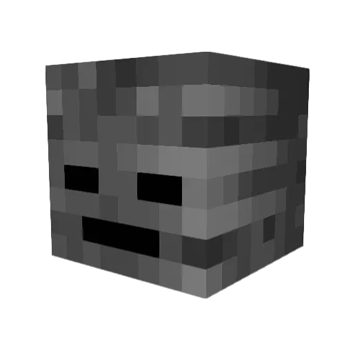 M1llionaire Minecraft avatar head, 3D render