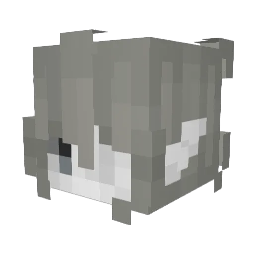 M1narin Minecraft avatar head, 3D render