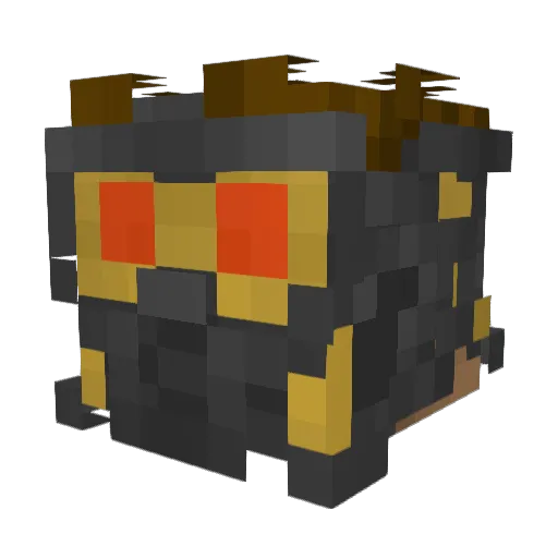 M1neZ Minecraft avatar head, 3D render