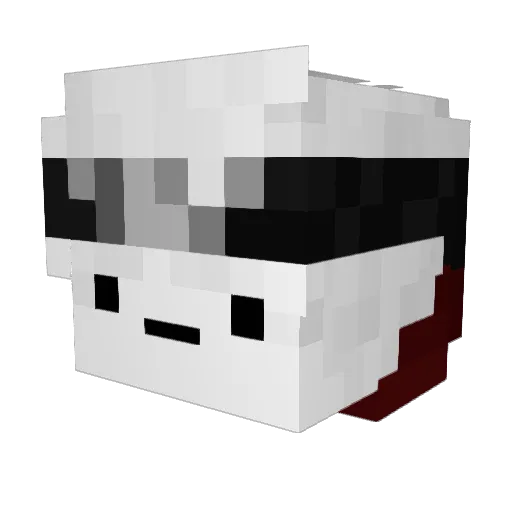 M1necraftGam3r Minecraft avatar head, 3D render