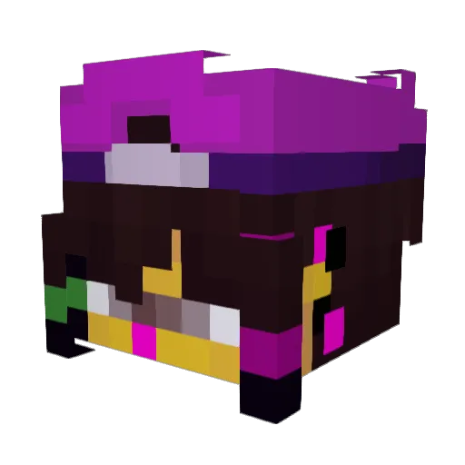 M1ner1384 Minecraft avatar head, 3D render