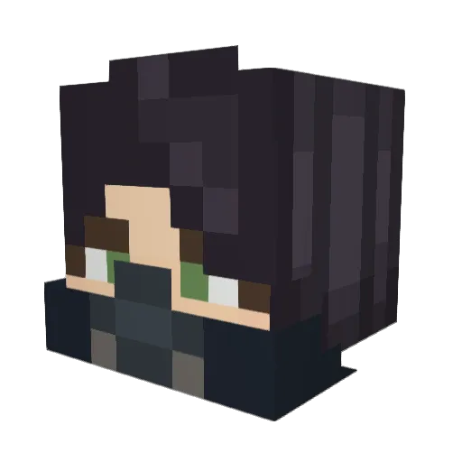 M1ner23 Minecraft avatar head, 3D render