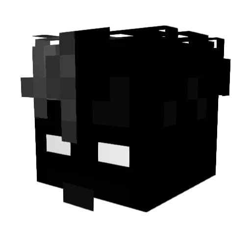 M1ng3 Minecraft avatar head, 3D render