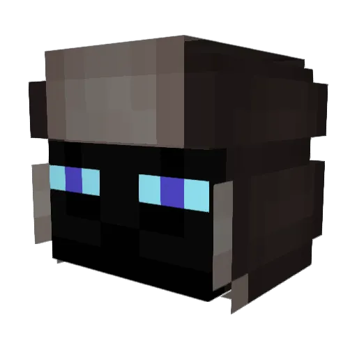 M1nkou Minecraft avatar head, 3D render