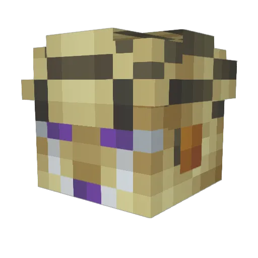 M1nusGojira Minecraft avatar head, 3D render