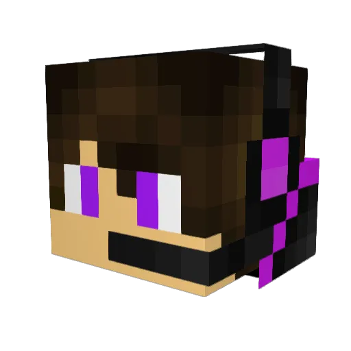 M1ny57 Minecraft avatar head, 3D render