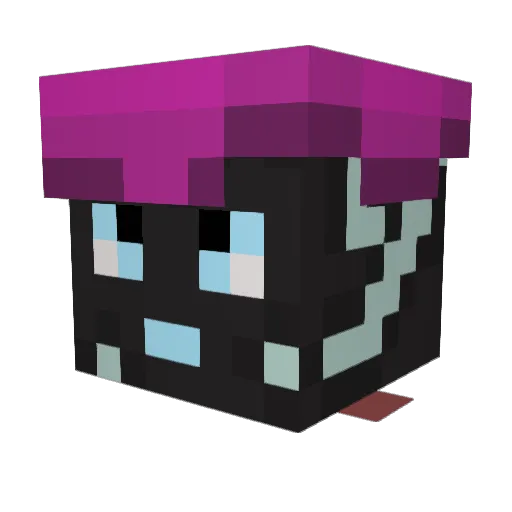 M1rkom Minecraft avatar head, 3D render
